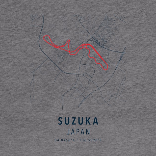 suzuka simple map by boy cartograph